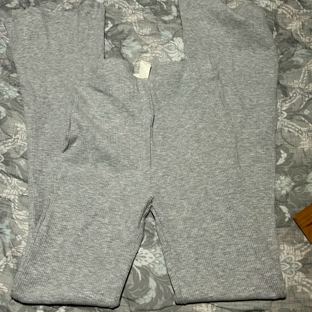 H&M grey flared leggings